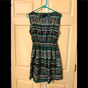 Boutique Elephant Pattern dress with pockets